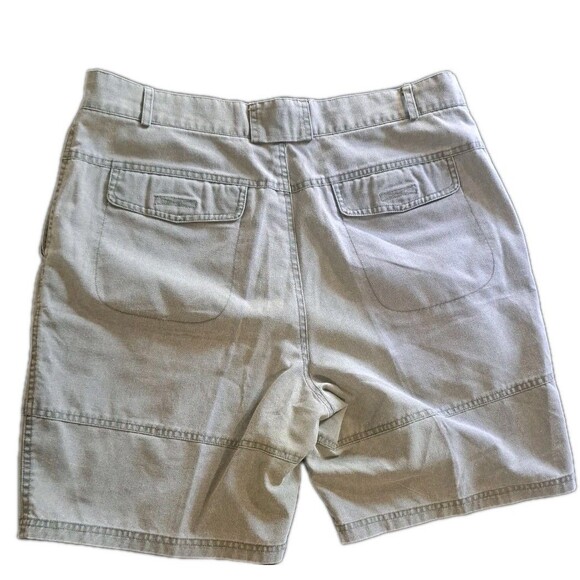 Bugle Boy Men’s Shorts 38W 8" Inseam Green Safari Deep Pocket Outdoor Hiking Vtg - Picture 2 of 6